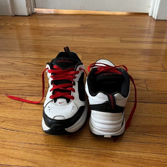 Thrifted Nike Air Monarch IV “White Varsity Red” - Picture 3 of 4